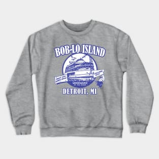 Boblo Island - Detroit, MI (vintage look) Crewneck Sweatshirt